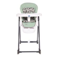 Стільчик для годування Lorelli (Bertoni) Party Frosty Green Leather Зелений. Дитячий стілець для годування