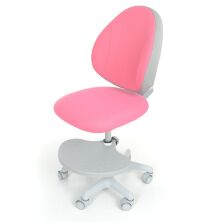 Дитячий стільчик для годування BAMBI M 4805-8 Крісло з підніжкою на 6 колесах / рожеве для дівчинки**