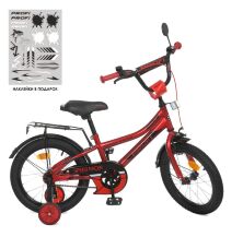 Дитячий двоколісний велосипед PROFI Y16311 Speed racer / колеса 16д / червоний**