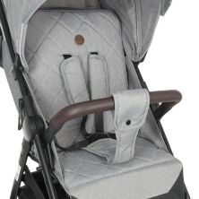 Коляска дитяча прогулянкова EL CAMINO OPTIMA ME 1083 Mirage Gray з дощовиком і москітною сіткою /ЛОН сіра