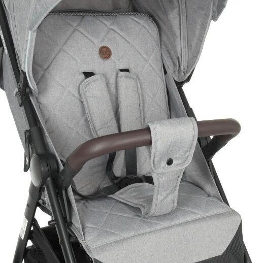 Коляска дитяча прогулянкова EL CAMINO OPTIMA ME 1083 Mirage Gray з дощовиком і москітною сіткою /ЛОН сіра