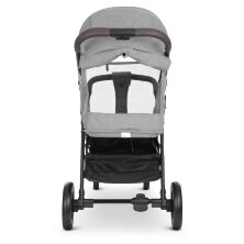 Коляска дитяча прогулянкова EL CAMINO OPTIMA ME 1083 Mirage Gray з дощовиком і москітною сіткою /ЛОН сіра