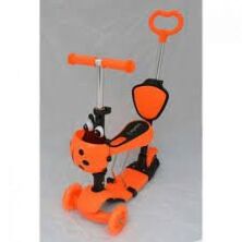 Самокат дитячий триколісний Best Scooter 4в1оранжевый***