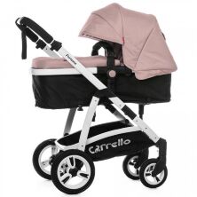 Коляска універсальна CARRELLO Fortuna CRL-9001/1 Coral Pink 2в1 c матрацом +дощовик