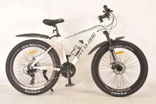 Гірський спортивний велосипед 24 дюйми S700 Mercury-OVERLORD / 24 швидкості / Shimano / з пляшкою / білий