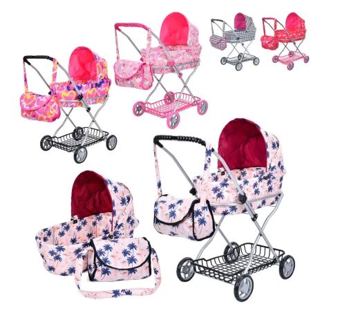 Коляска для ляльки класична залізна Melogo 93252види**