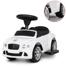 Дитяча каталка-толокар Bambi 2 в 1 M 3901L-1 батьківська ручка музика багажник під сидінням білий **