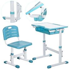Багатофункціональна дитяча парта регульована Bambi M 3230-4 блакитна**
