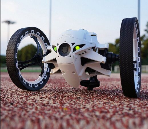 Машина трюкова 14.5 см RH803 стрибаючий автомобіль на радіо керуванні, світло, звук, USB зарядний, білий