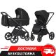 Дитяча універсальна коляска CARRELLO Ultimo CRL-6528 Sable Black чорна
