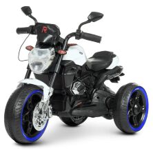 Дитячий електромобіль мотоцикл трицикл Bambi Racer М 4534-1 на акумуляторі з MP3 / білий**