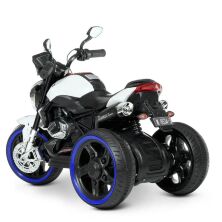Дитячий електромобіль мотоцикл трицикл Bambi Racer М 4534-1 на акумуляторі з MP3 / білий**