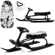 Дитячий снігокат з м'яким сидінням MS 1793, чорний