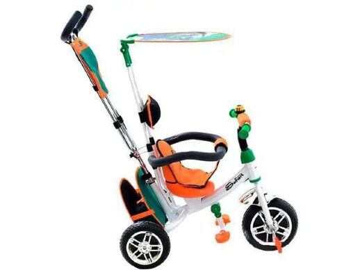 Велосипед дитячий триколісний Azimut BC-15 An Safari Єва колеса (білий)