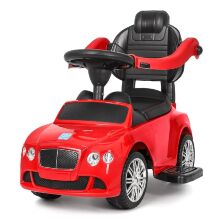 Дитяча каталка-толокар Bambi 2 в 1 M 3901L-3 батьківська ручка музика багажник під сидінням червоний **