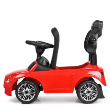 Дитяча каталка-толокар Bambi 2 в 1 M 3901L-3 батьківська ручка музика багажник під сидінням червоний **