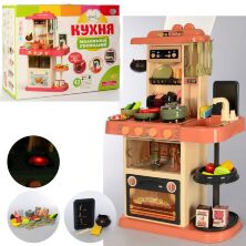 Дитячий ігровий набір інтерактивна кухня велика LIMO TOY 889-184 плита мийка духовка посуд**