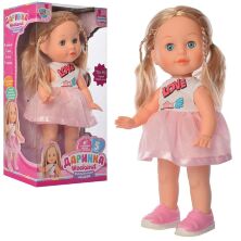 Інтерактивна лялька для дівчинки Limo Toy M 4291 I UA Даринка музика звук (укр) ходить рухає руками і головою