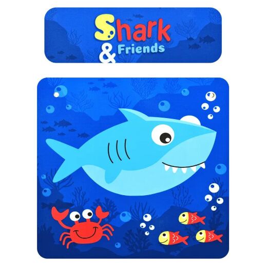 Дитячий пластиковий столик з двома стільчиками Bambi ETZY-13 бежево-коричневий