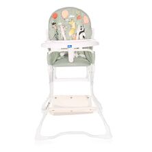 Стільчик для годування Lorelli (Bertoni) BonBon Green Birthday Зелений з Малюнками. Дитячий стілець для годування