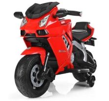 Дитячий електромобіль мотоцикл Bambi M 3637EL-3 Lamborghini на EVA колесах з шкіряним сидінням / червоний