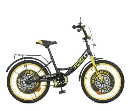 Дитячий двоколісний велосипед Profi Y2044 Original boy зі дзвінком і підніжкою / колеса 20д / синій**