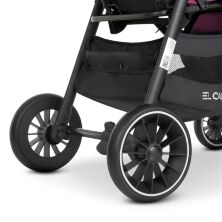 Коляска дитяча прогулянкова EL CAMINO OPTIMA ME 1083 Purple з дощовиком і москітною сіткою /Лон фіолетова