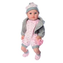 Музичний м'яконабивний ПУПС пупсик 45cм LIMO TOY М 4014 UA українською мовою (вірші, пісні) / 4 види