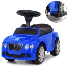 Дитяча каталка-толокар Bambi 2 в 1 M 3901L-4 батьківська ручка музика багажник під сидінням синій **