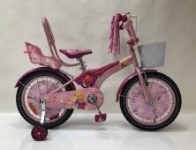 Дитячий двоколісний велосипед 20 дюймів для дівчинки Racer з доповнений.колесами, сидінням для ляльки та кошиком