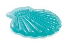 Пляжний надувний пліт Intex 57255 (191х191х25 см) "Ракушка" Матрац для плавання Блакитний**