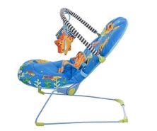 Дитячий шезлонг-Крісло качалка Bambi BC 101-A дуга з іграшками / музика та вібрація / блакитний