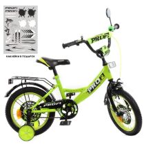 Велосипед дитячий двоколісний PROFI Original boy Y1442-1 колеса 14 дюймів салатово-чорний**