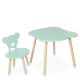 Дитячий стіл зі стільчиком M 4255 Bear mint ***