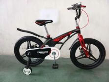 Велосипед двоколісний полегшений Crosser Magnesium Bike Premium 16 дюймів чорний-червоний