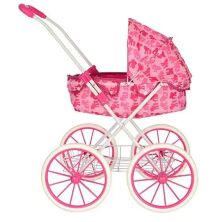 Коляска для ляльки класика 8826BN рожева