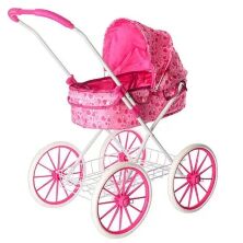 Коляска для ляльки класика 8826BN рожева
