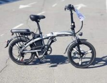 Електро велосипед F3 колеса 20 дюймів магнієва рама сірий