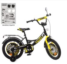 Дитячий двоколісний велосипед колеса 16 дюймів PROFI Y1643 Original boy / колір чорно-жовтий **