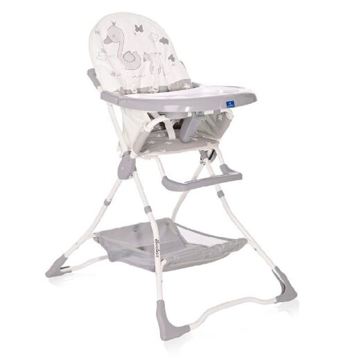 Стільчик для годування Lorelli (Bertoni) BonBon Grey Swan Сірий "Лебідь". Дитячий стілець для годування