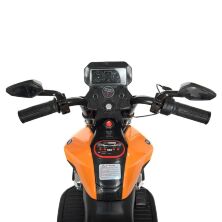 Дитячий електромобіль мотоцикл трицикл Bambi Racer М 4534-7 на акумуляторі з MP3 / помаранчевий**