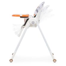 Дитячий складний стільчик для годування BAMBI M 5673-7 чохол екокожа / помаранчевий