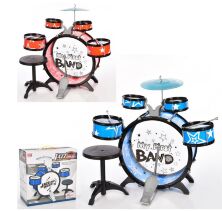 Дитяча барабанна установка 1919 зі стільчиком. Чотири барабани / 2 кольори