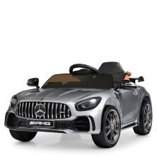 Дитячий електромобіль Машина Mercedes M 4181EBLRS-11 одномісний, шкіряне сидіння, MP3 / сірий фарбований