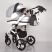 Коляска дитяча класична універсальна 2 в 1 MACAN White / Grey сіро-біла