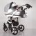 Коляска дитяча класична універсальна 2 в 1 MACAN White / Grey сіро-біла