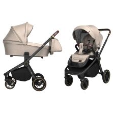 Коляска універсальна CARRELLO CRL-8510/1 Silver Grey рама матова з дощовиком світло-сіра