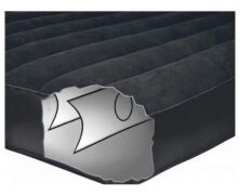 Велюровий надувний матрац Intex 66770. Розмір 203 x 183 x 30 см з підголовником**