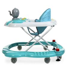 Музичні Ходунки дитячі на коліщатках M 3167 "Слоник" з ігровою панеллю. Є стопор / мікс кольорів**