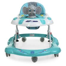 Музичні Ходунки дитячі на коліщатках M 3167 "Слоник" з ігровою панеллю. Є стопор / мікс кольорів**